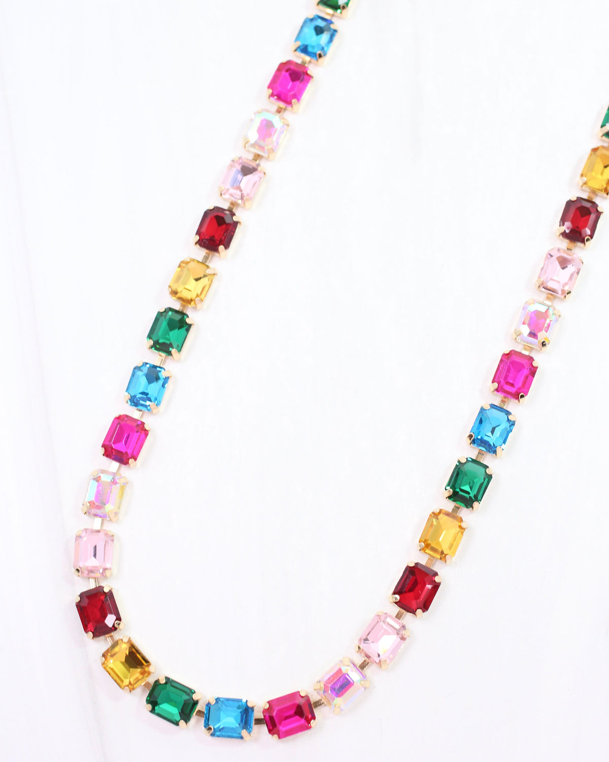 Penn Crystal Necklace Multi