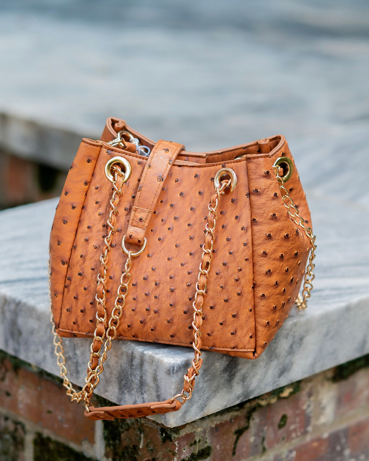 Lainey Mini Tote Saddle EO