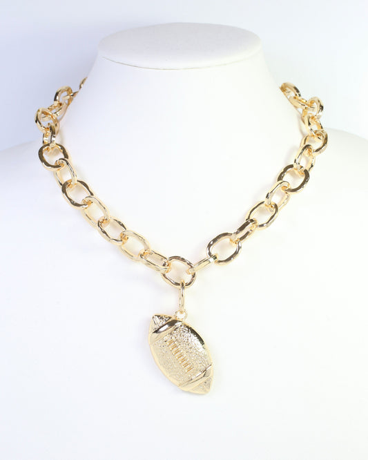Chelsey Charm Football Gold