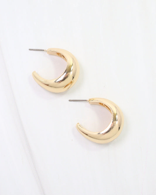 Coos Bay Hoop Earring Gold