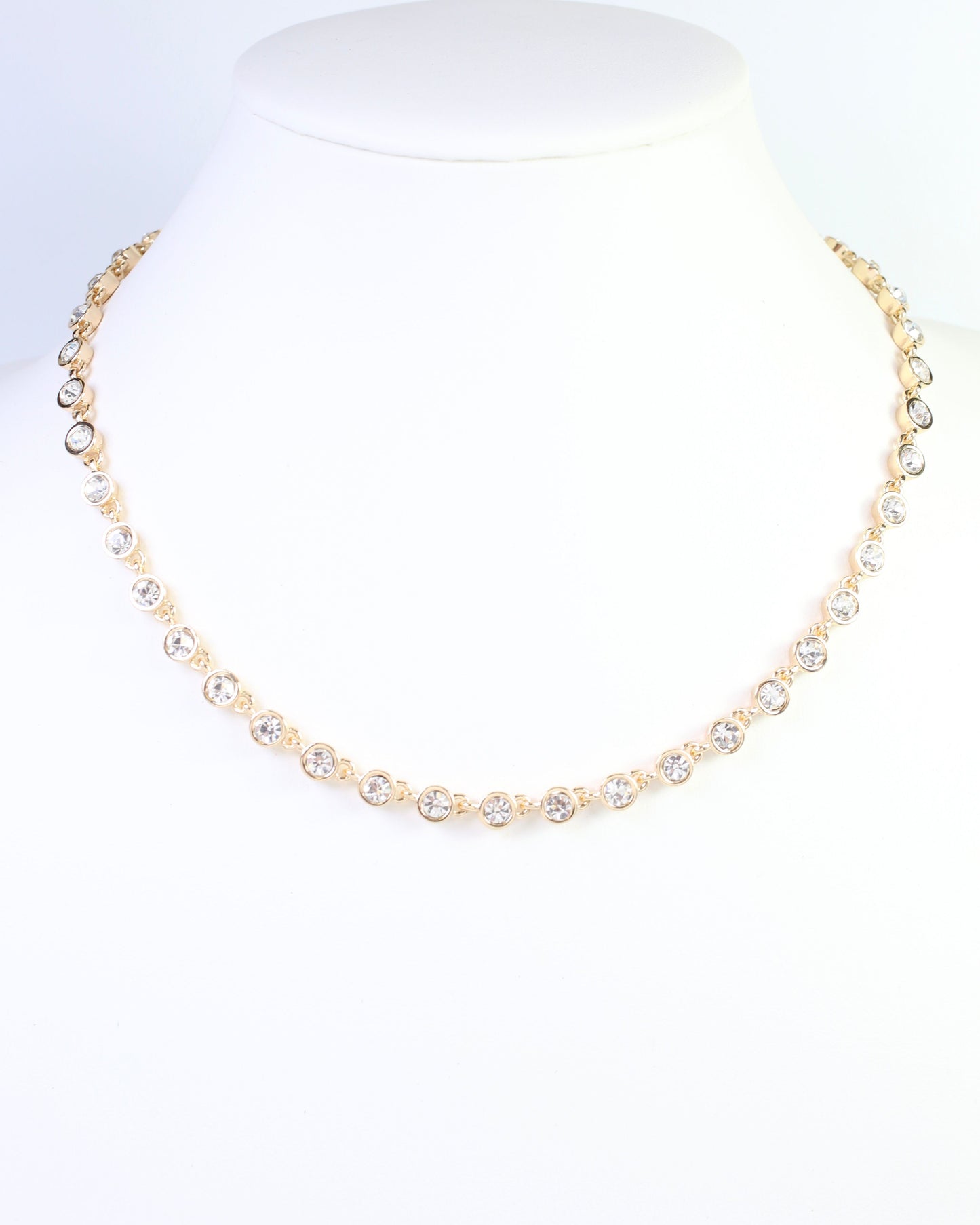 Castile Crystal Necklace Clear
