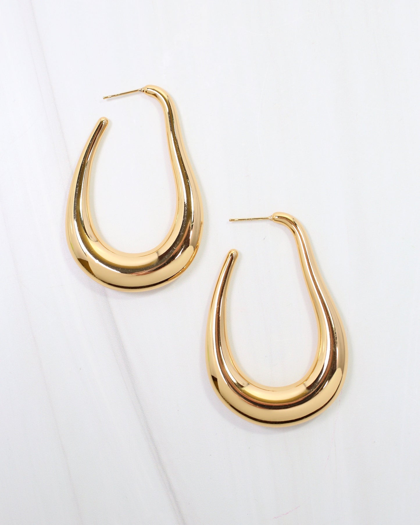 Artsy Hoop Earring Gold