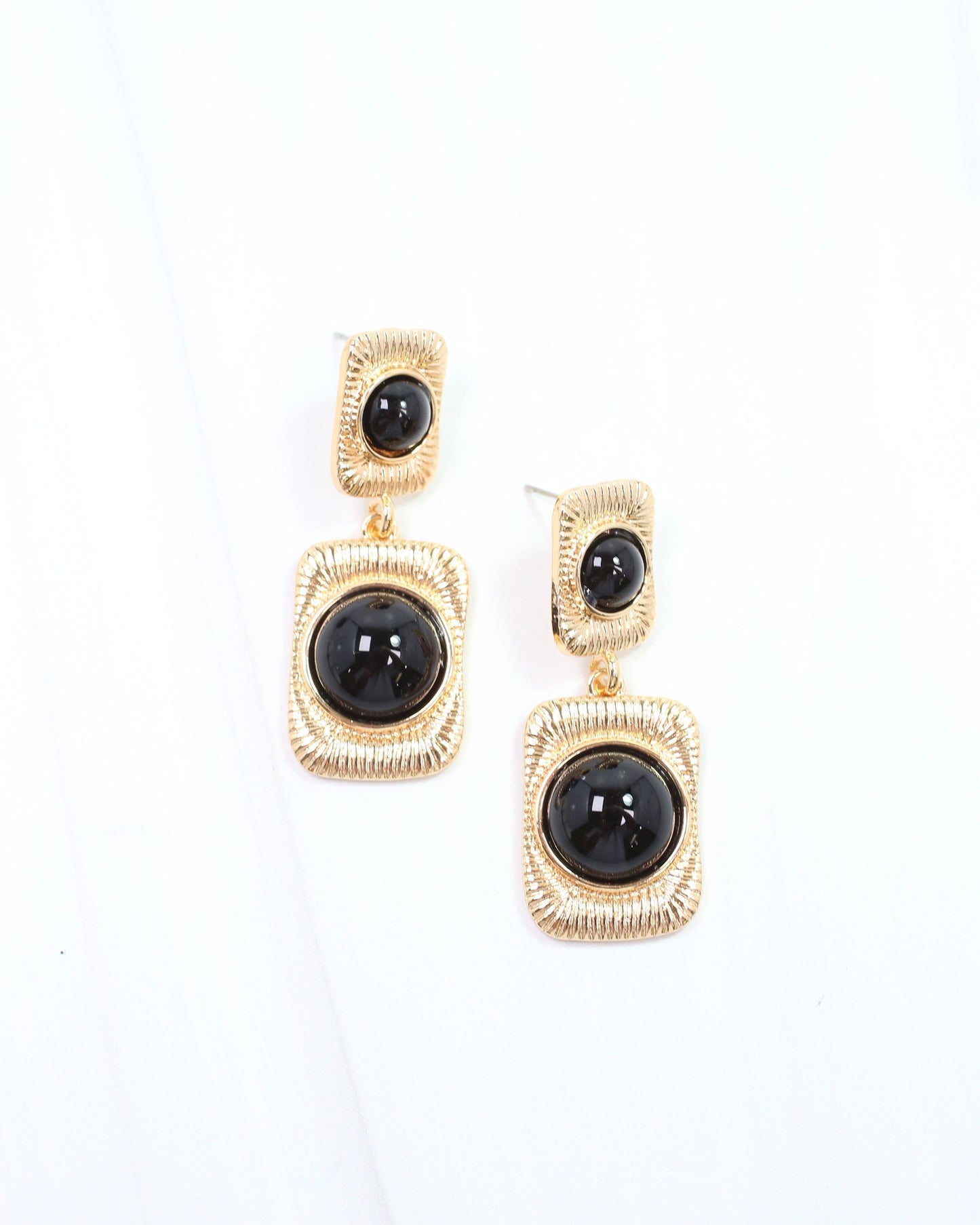 Giovonnie Pearl Drop Earring BLACK