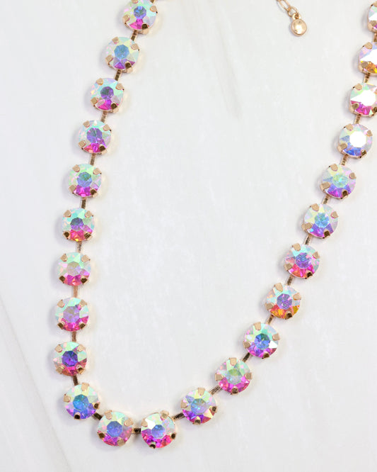 Andi Rhinestone Necklace Clear AB