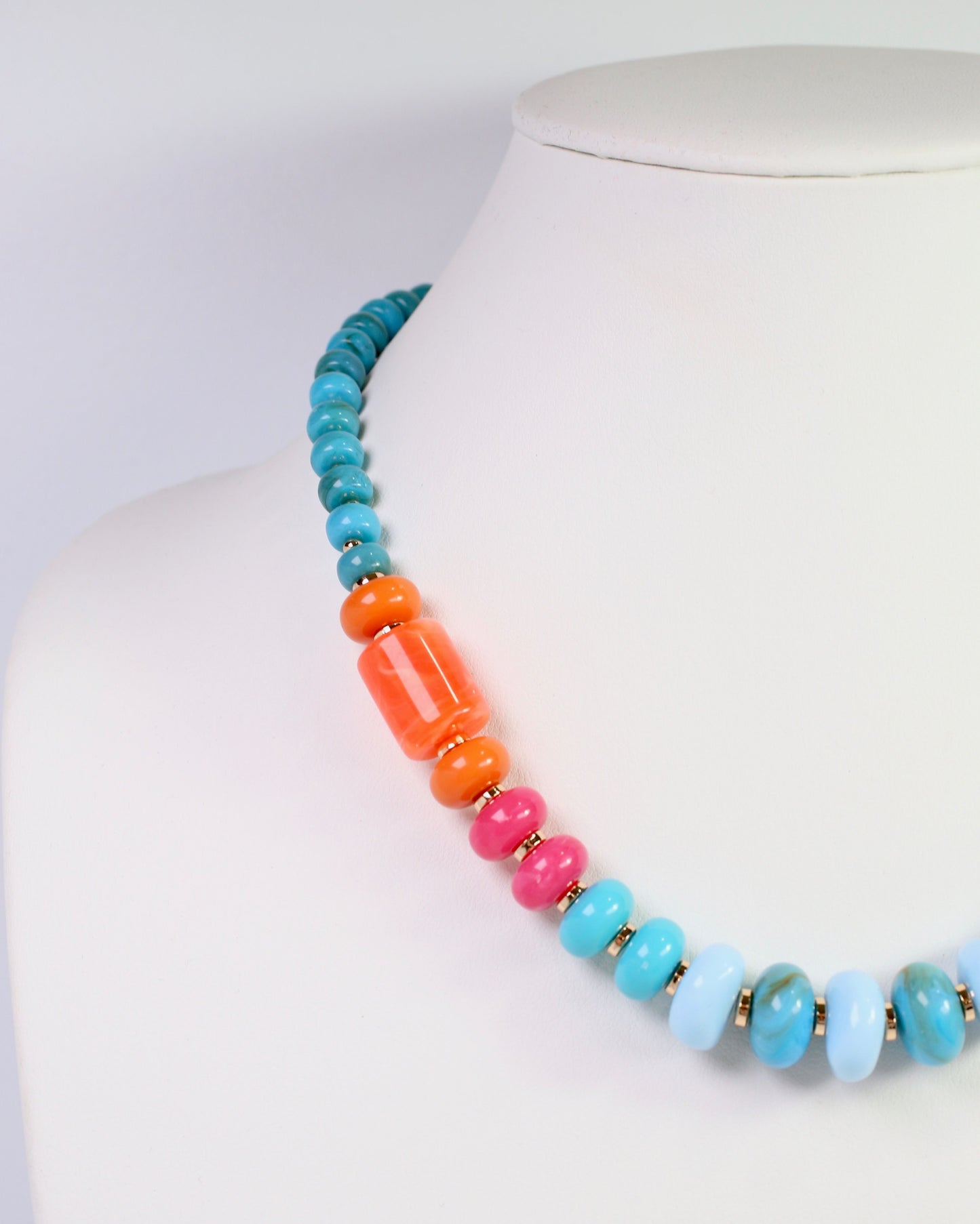 Andria Beaded Necklace Multi