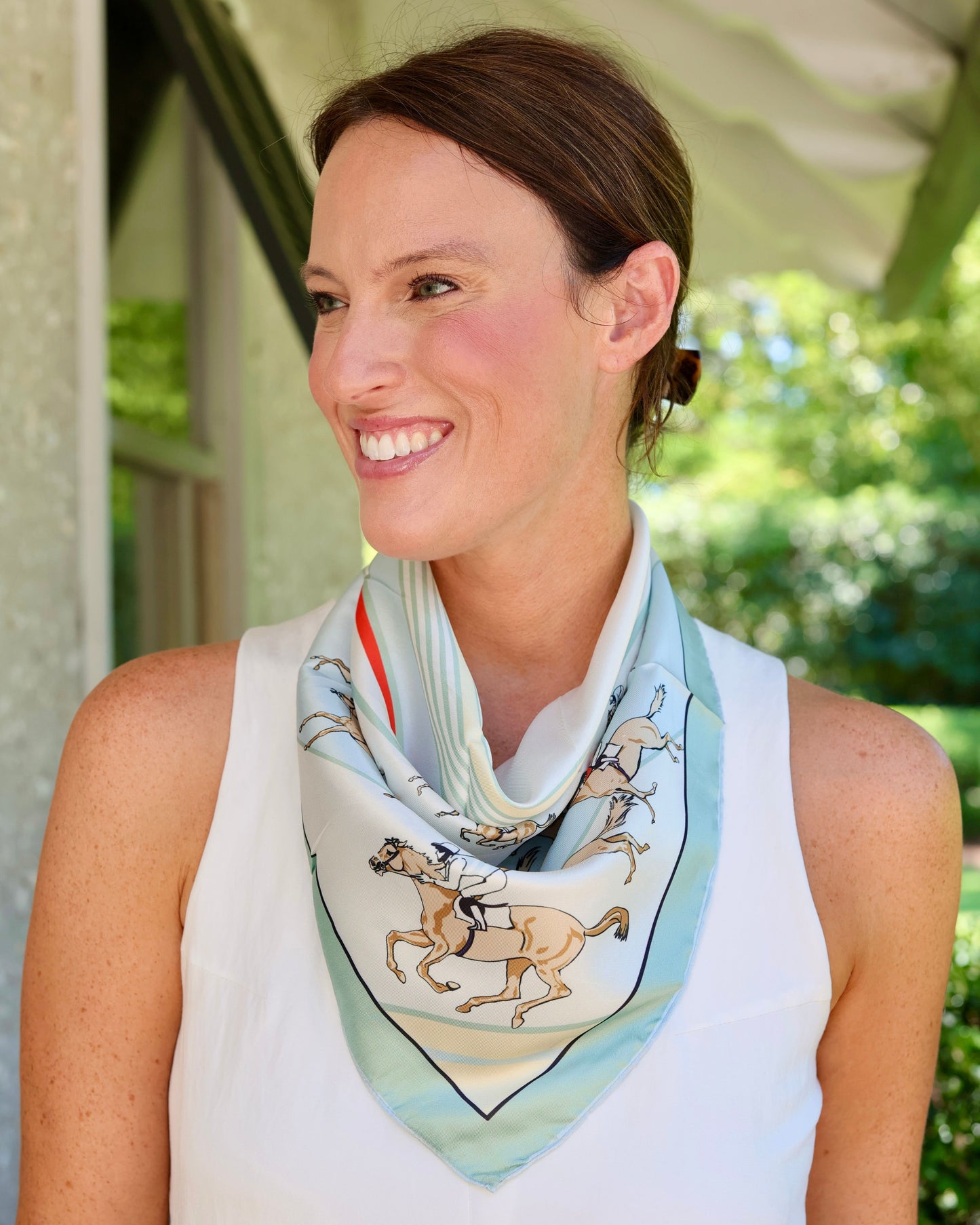 Off to the Races Scarf Mint