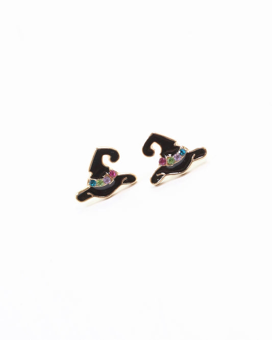 Witchful Thinking Stud Earring Black