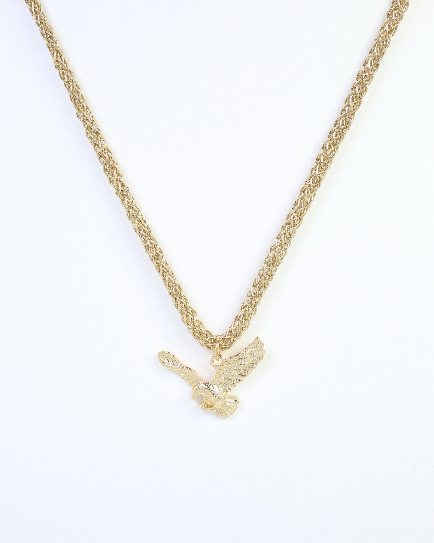 Corie Cord Necklace Eagle Gold
