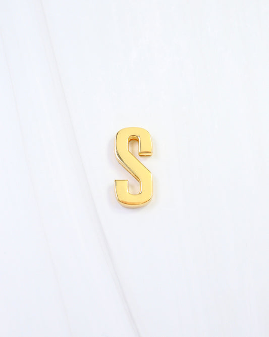 Arlett Initial Scarf Slide S Gold
