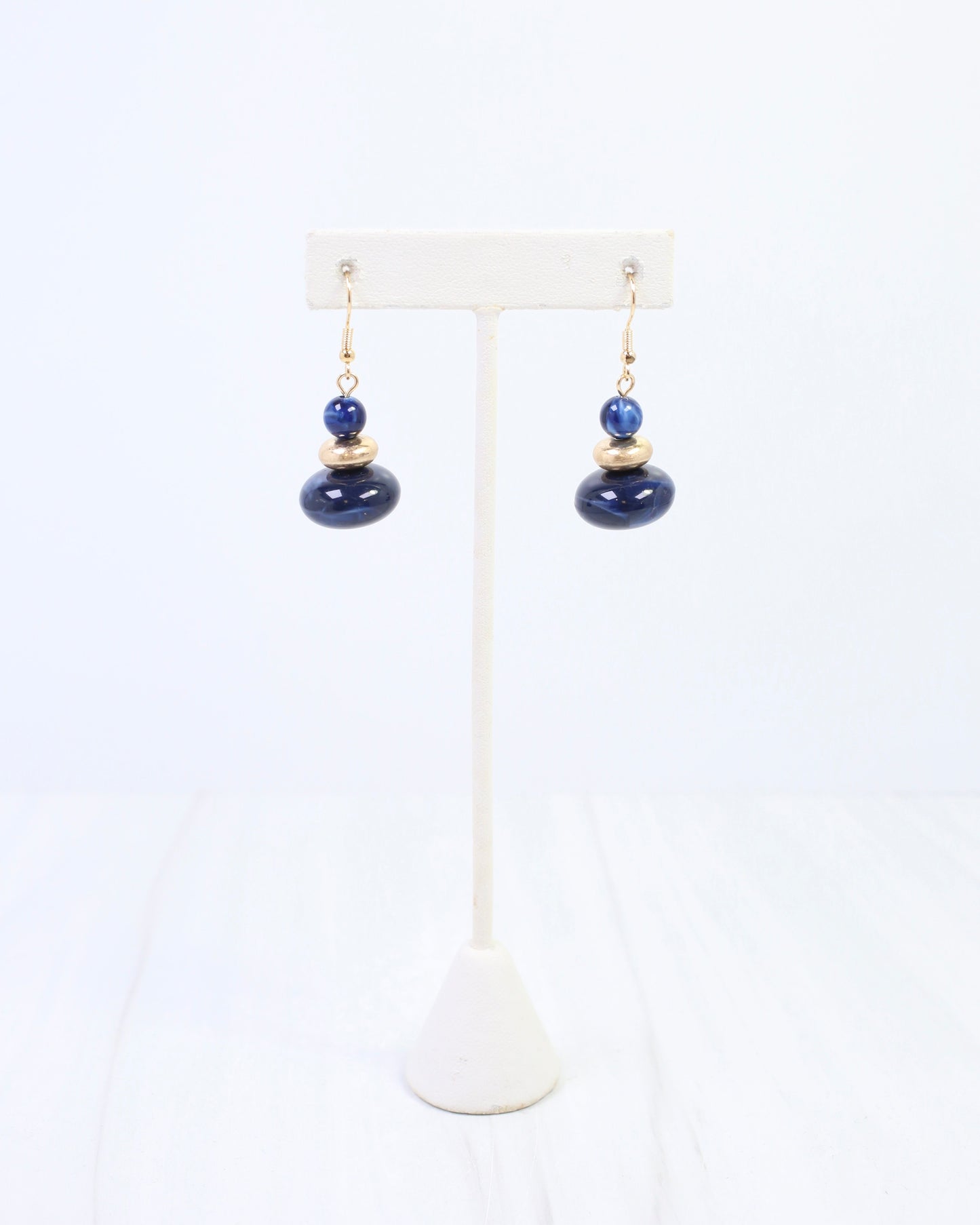 Abenger Beaded Earring Navy