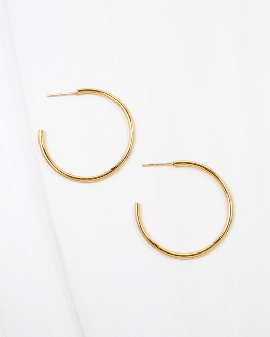 Edenton Hoop Earring WP Gold