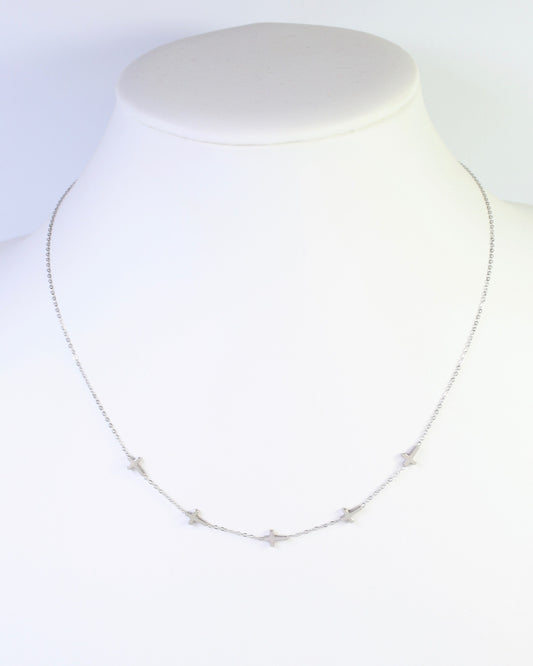 Gunnison Cross Necklace WP Silver