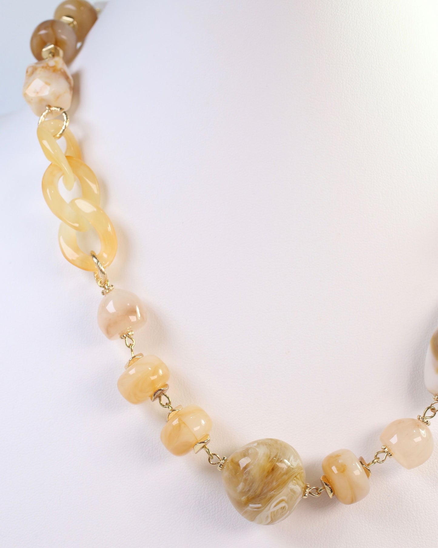 Stone Mountain Beaded Necklace Natural