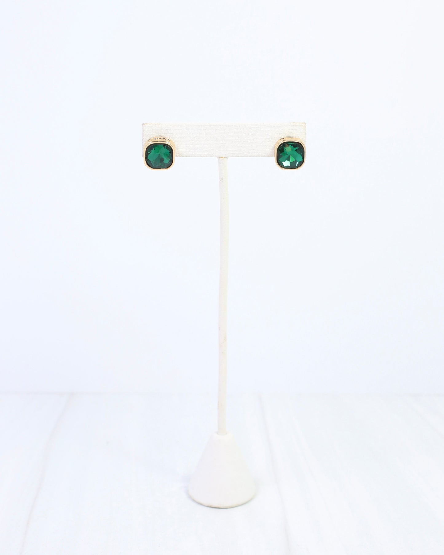 Fontaine Crystal Stud Emerald