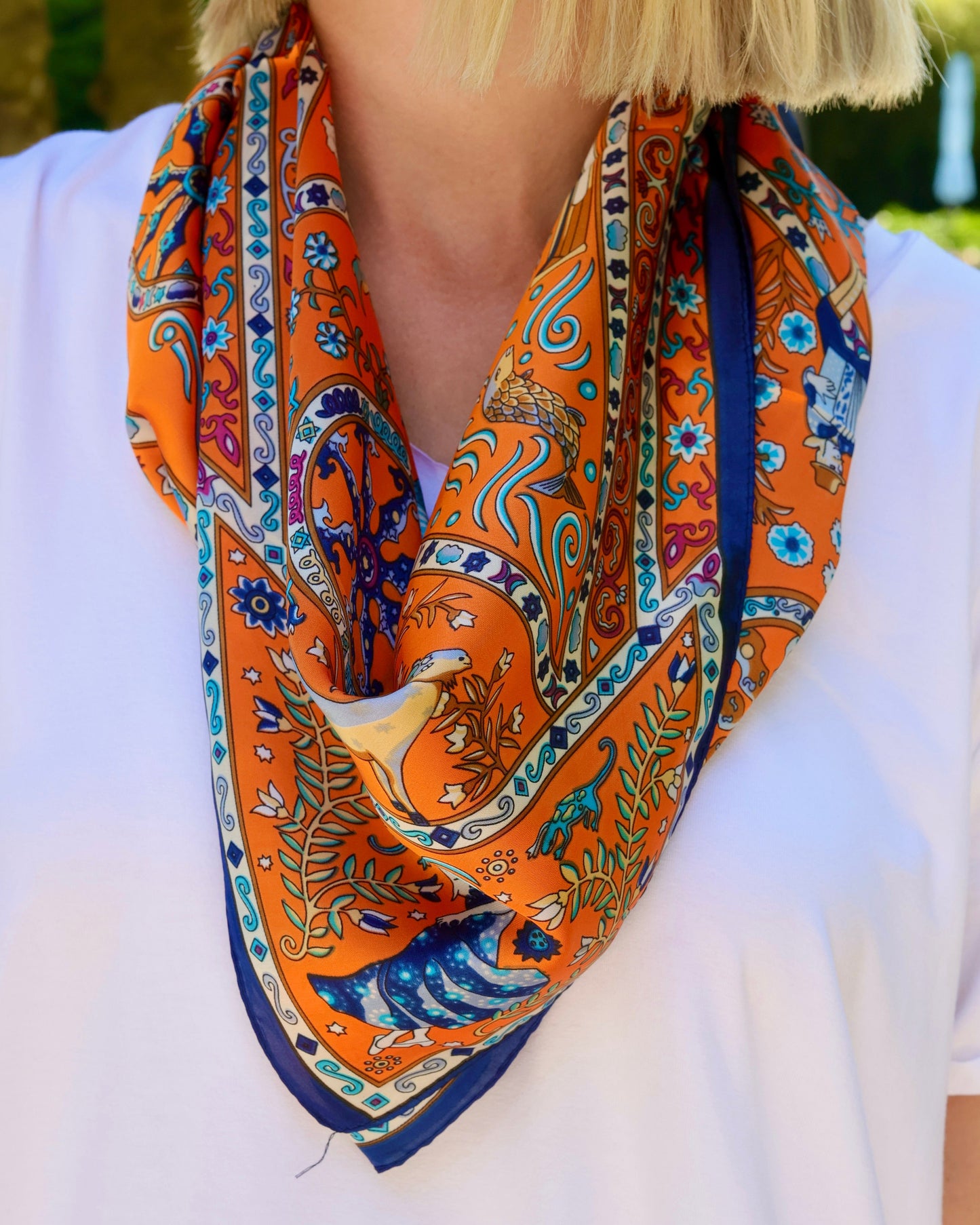 Queen of Sheba Scarf Orange