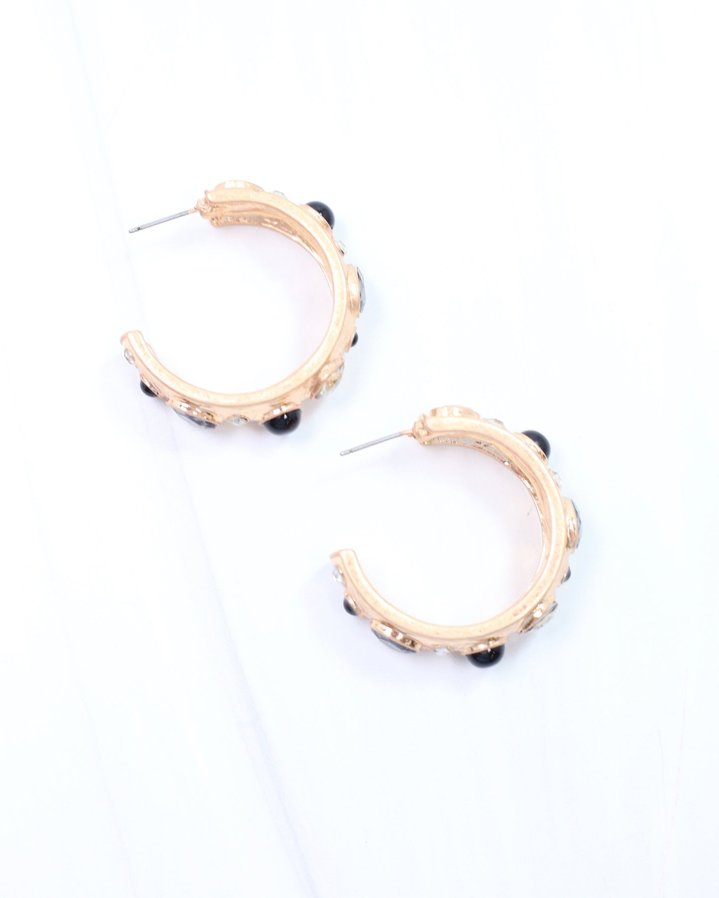 Julietta Hoop Earring Black Diamond