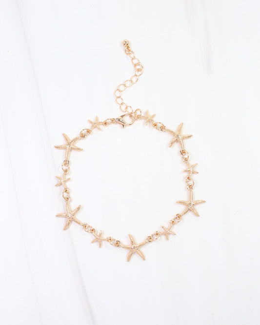 Soleil Starfish Bracelet Gold