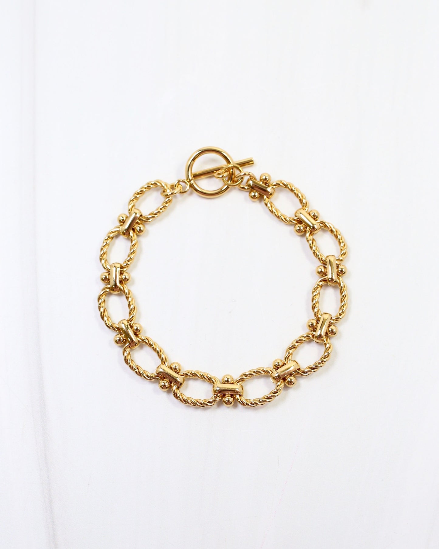 Kingston Twisted Link Bracelet WP Gold