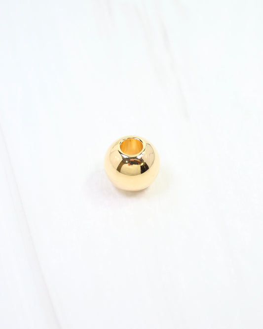 Bailey Bead Scarf Slide Gold