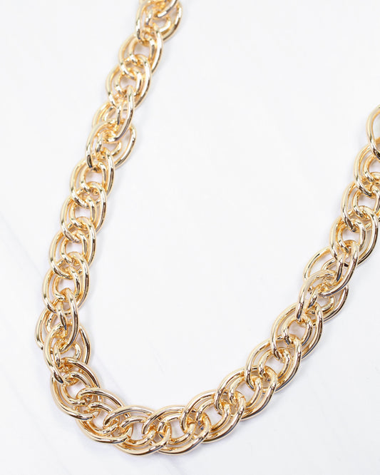 Fontana Link Necklace WR Gold