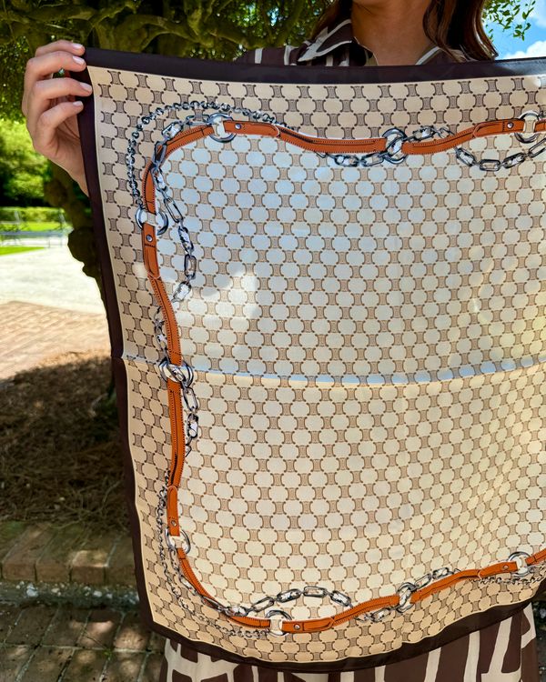 Saratoga Equestrian Scarf Beige