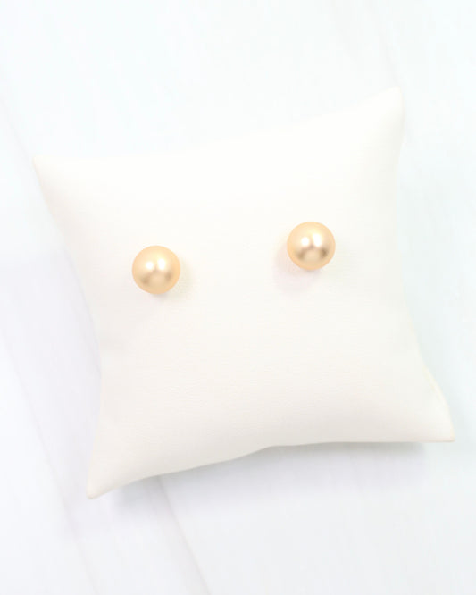 Bailey Small Ball Earring WR Worn Gold