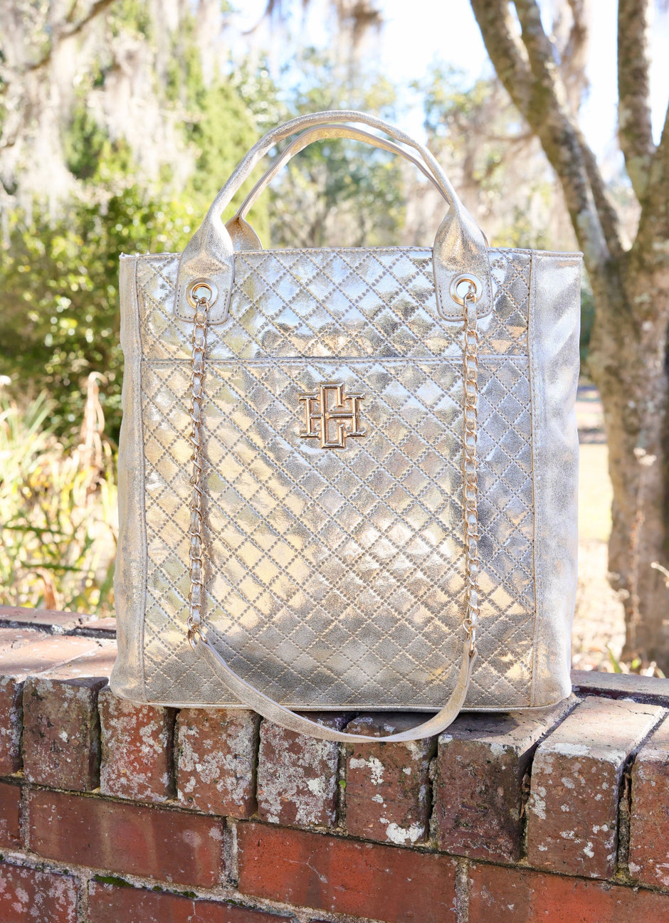 Caroline Hill Maren Mini Tote Woven Tan