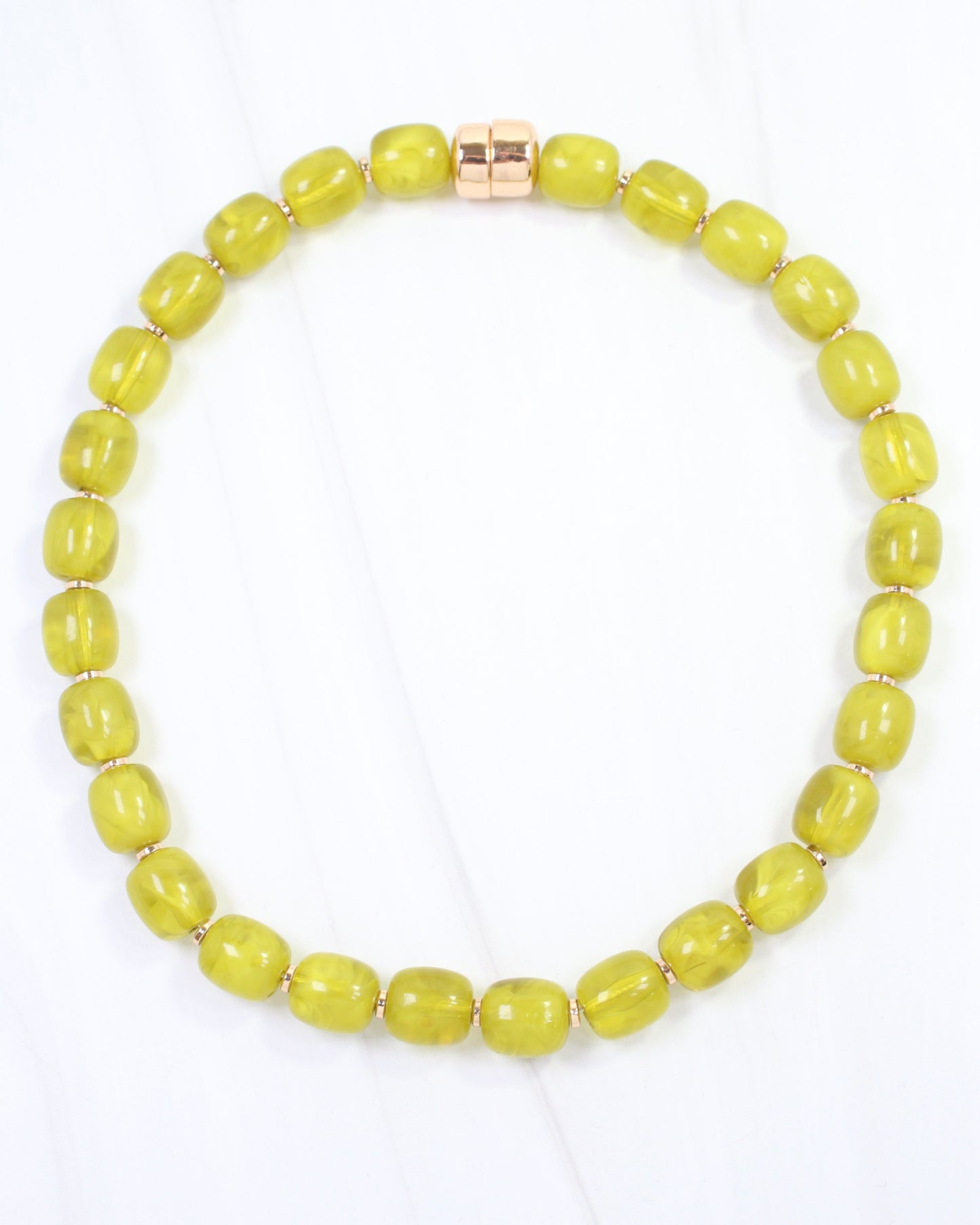 Karsyn Beaded Magnetic Necklace Green