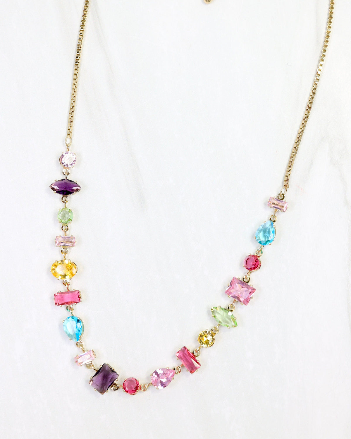 Royal Place Crystal Necklace WP Multi