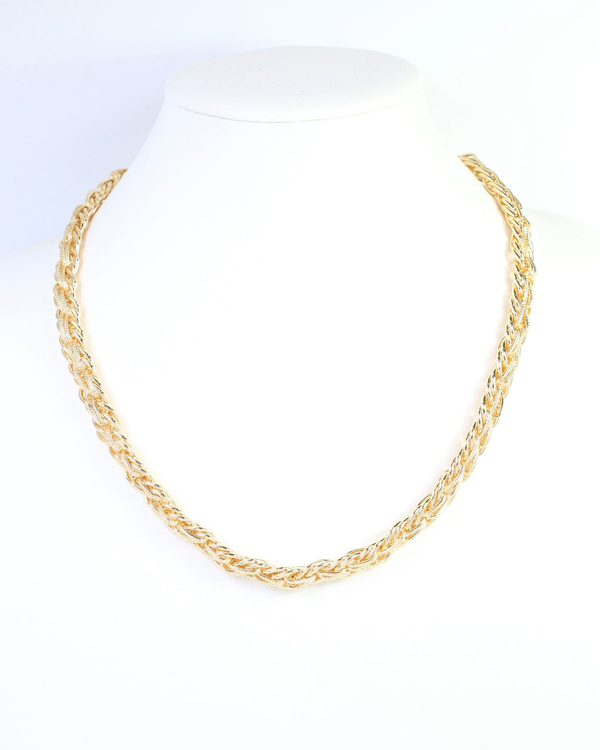 Lidia Rope Chain Necklace Gold