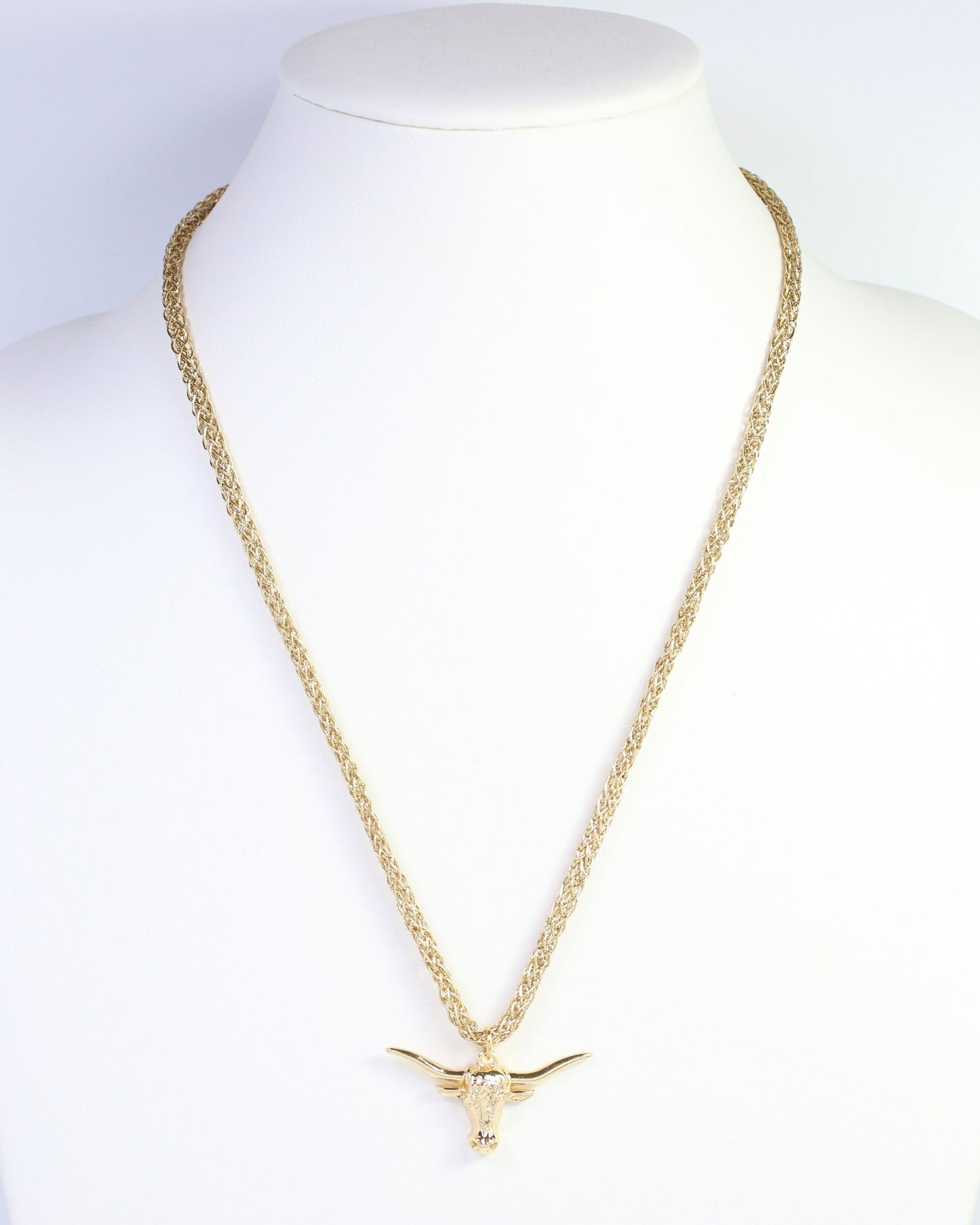 Corie Cord Necklace Bull Gold