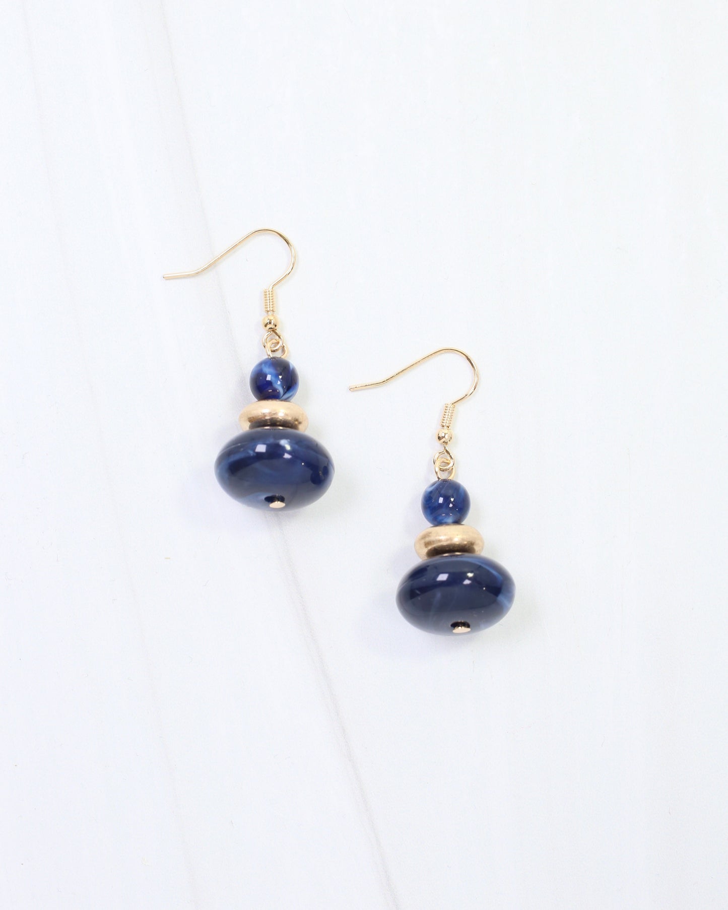 Abenger Beaded Earring Navy