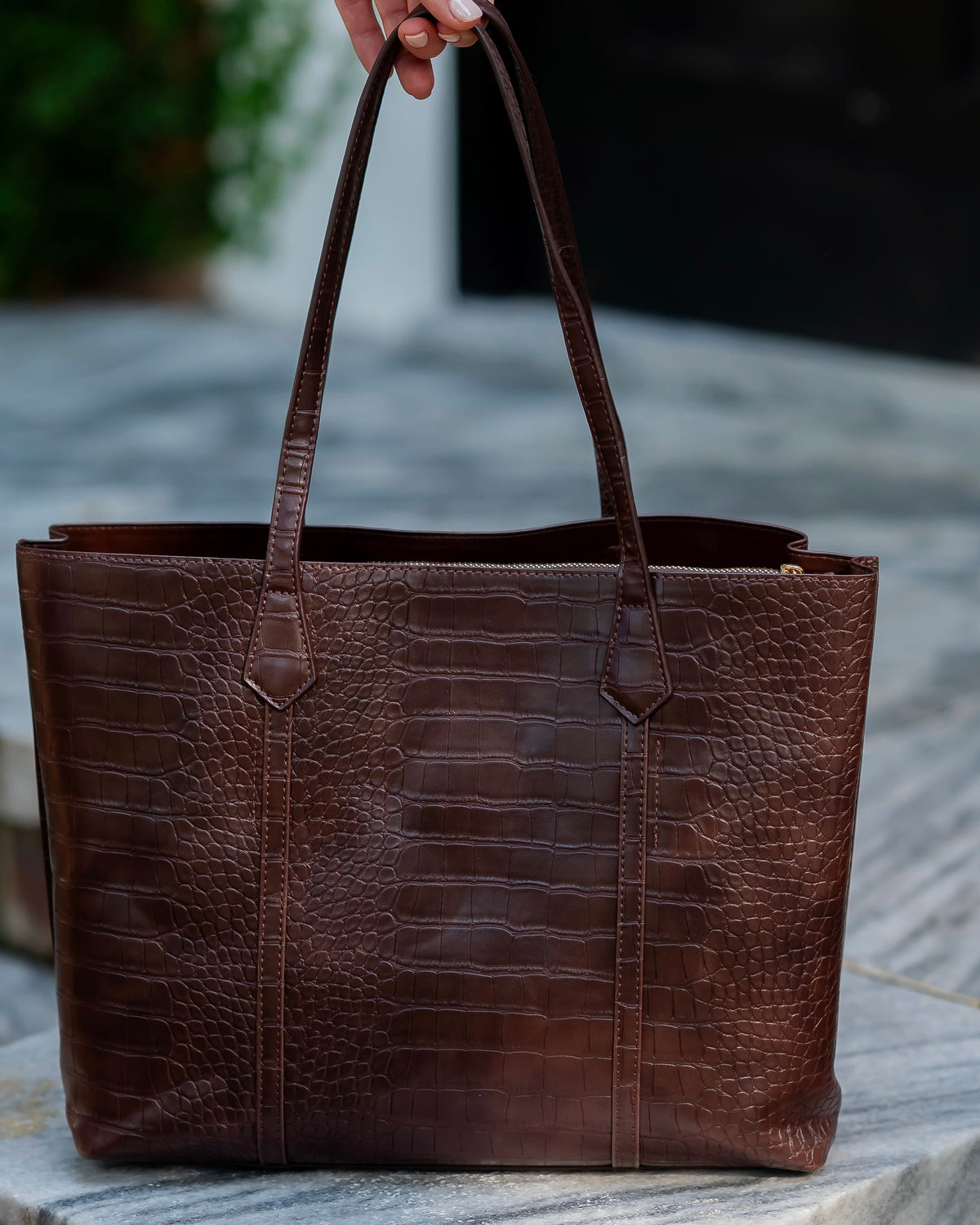 Heath Tote Bag Chocolate EC