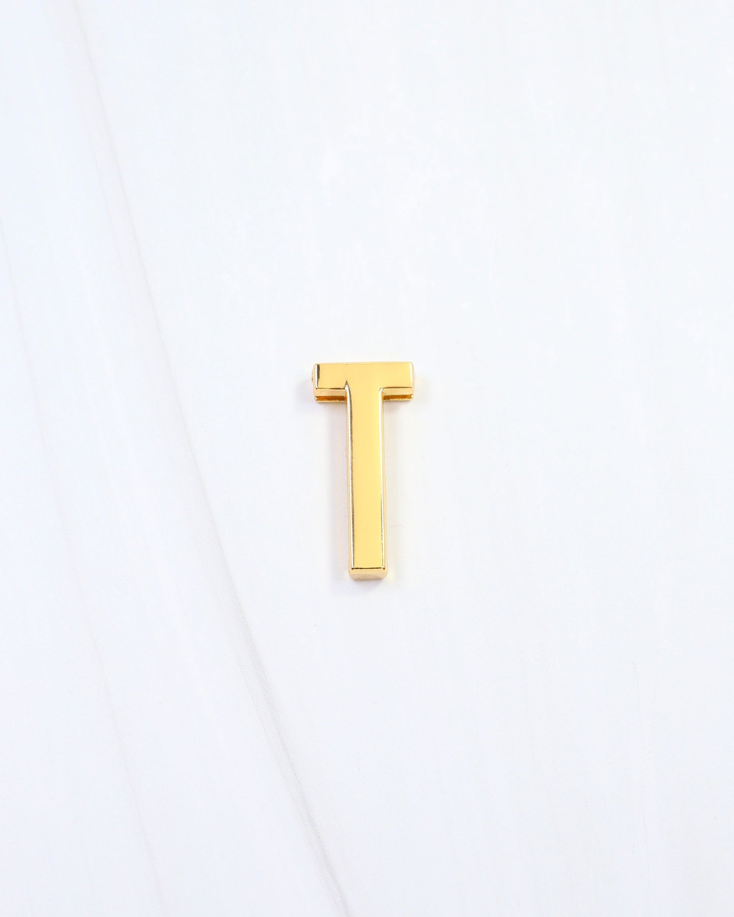 Arlett Initial Scarf Slide T Gold