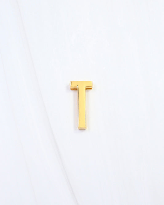 Arlett Initial Scarf Slide T Gold