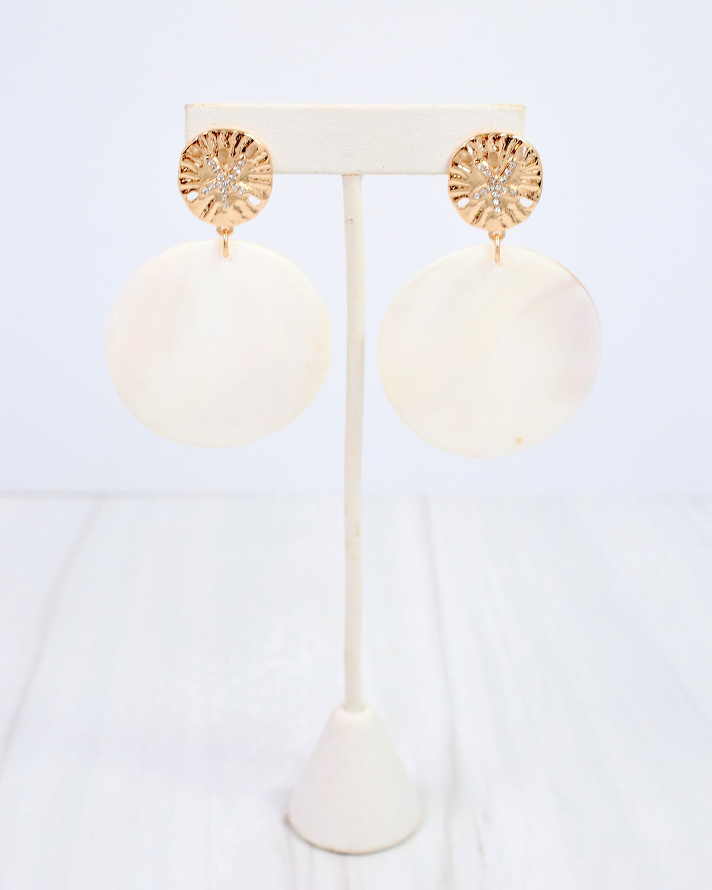 Sunset Shell Earring Gold