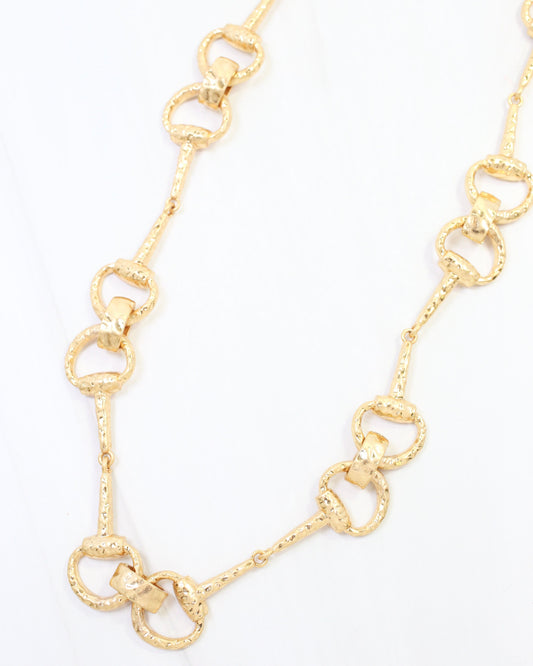 Baybrooks Horsebit Chain Necklace WRVG