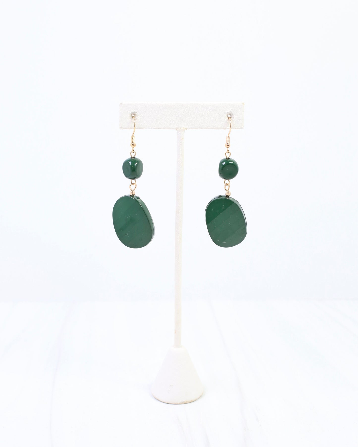Adair Court Beaded Earring Green