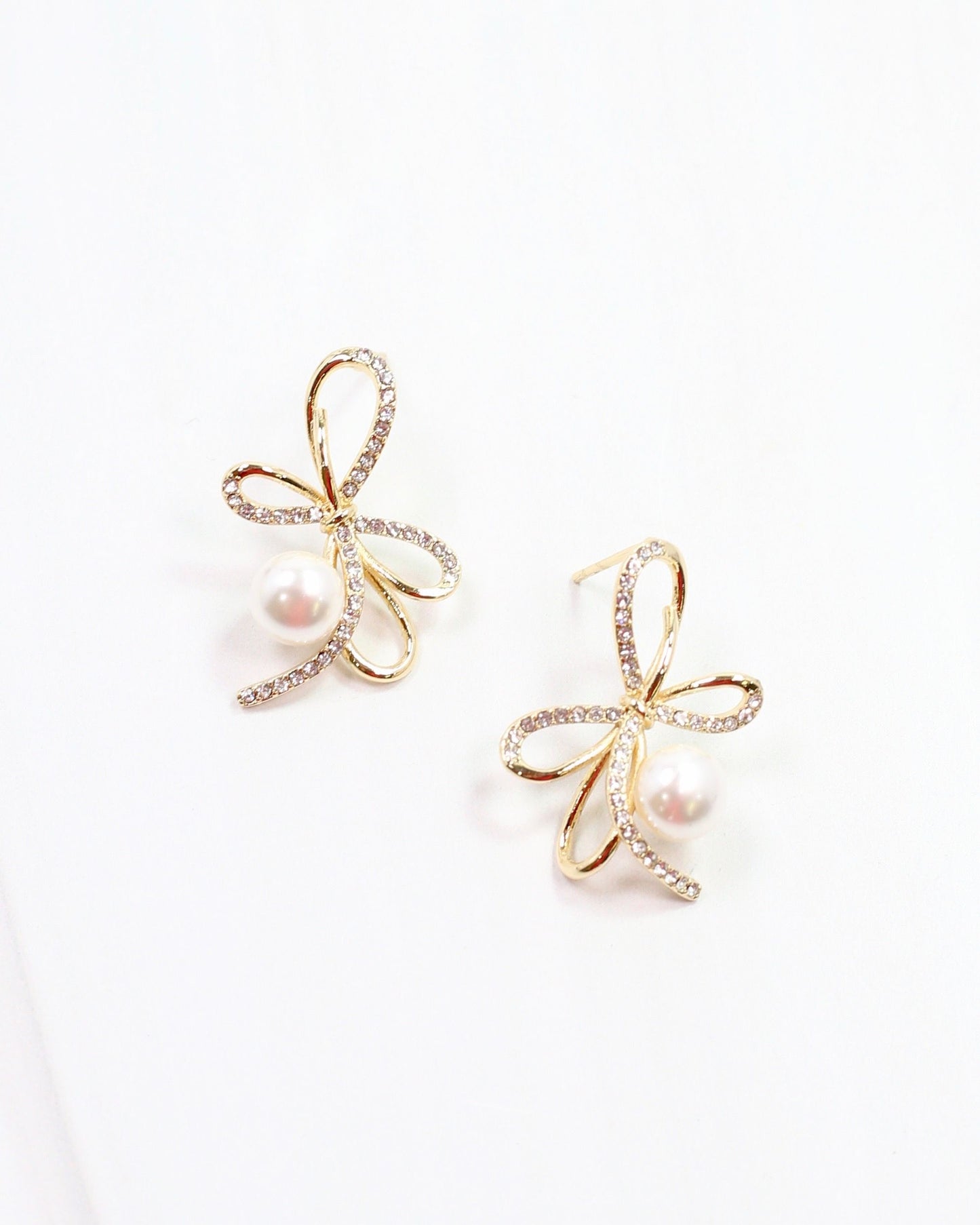 Ashley Bow Earring Gold