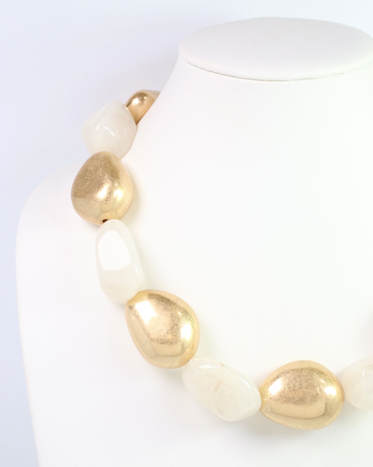 Alfred Beaded Necklace Ivory