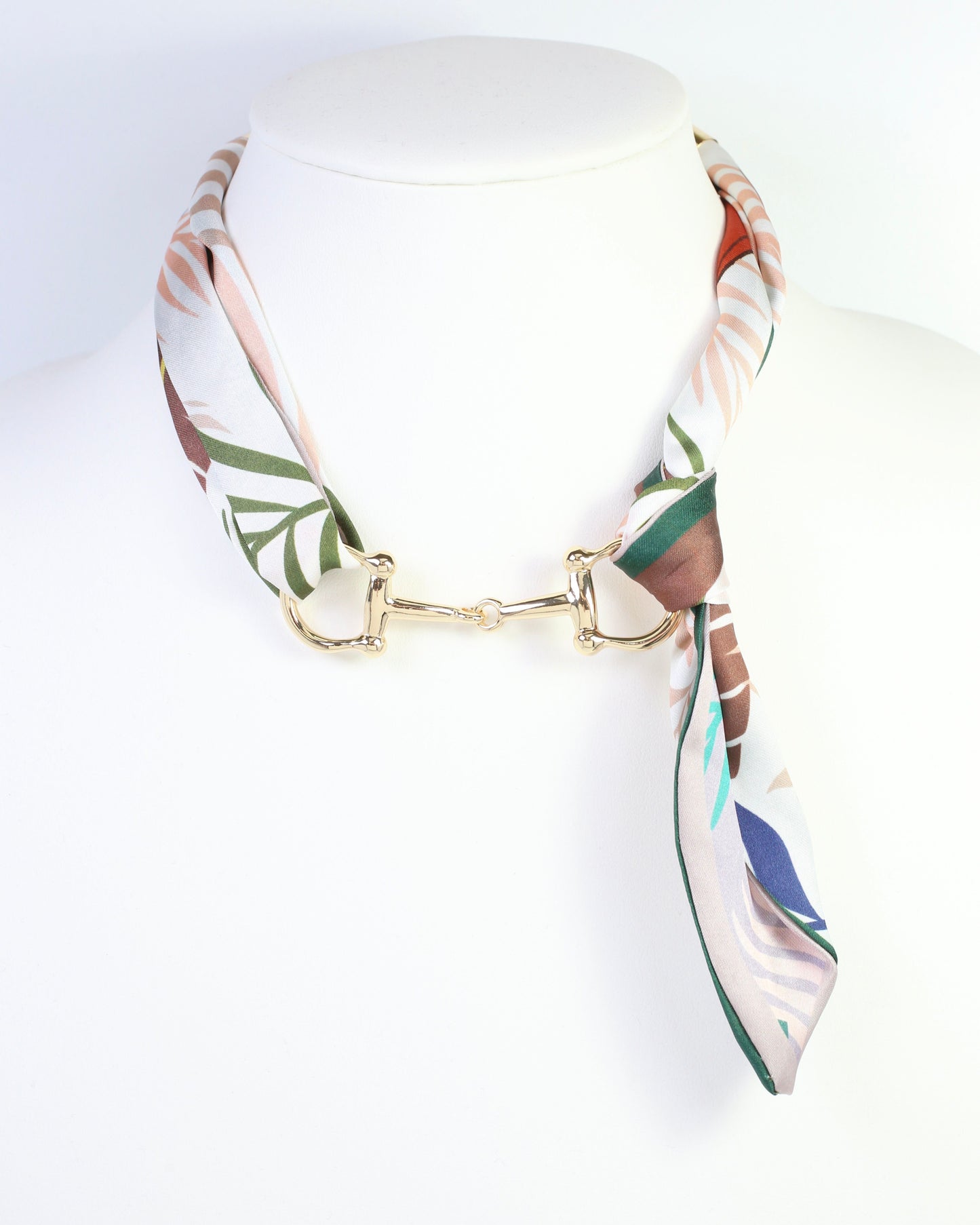 Lana Horsebit Scarf Necklace Multi