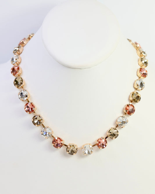 Andi Rhinestone Necklace TPZ LT MUL