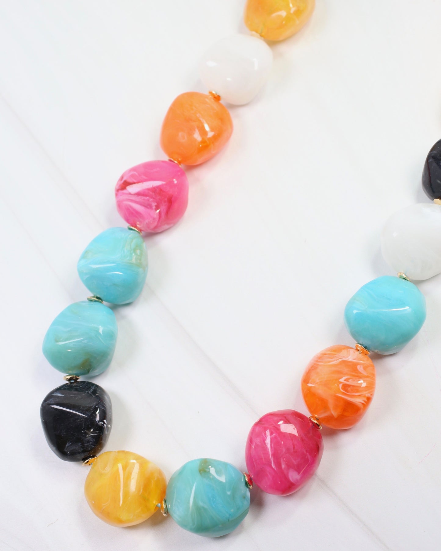 Clarksdale Marble Necklace Multi