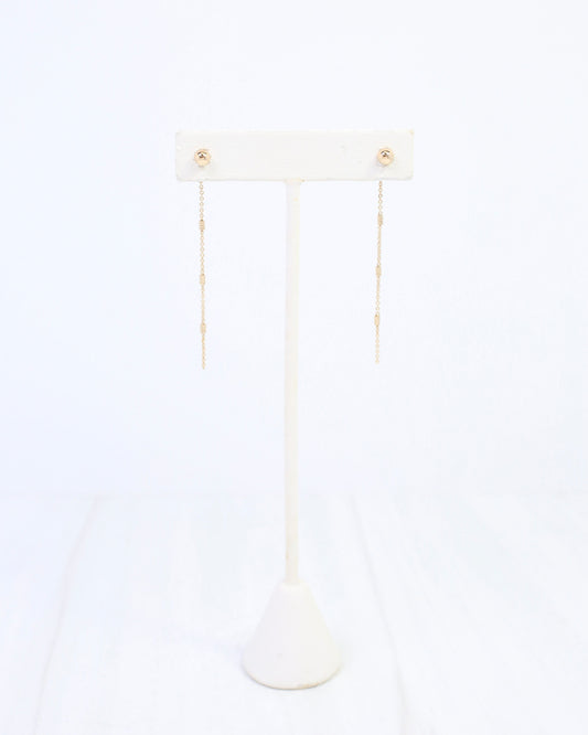 Maite Chain Dangle Earring WR Gold