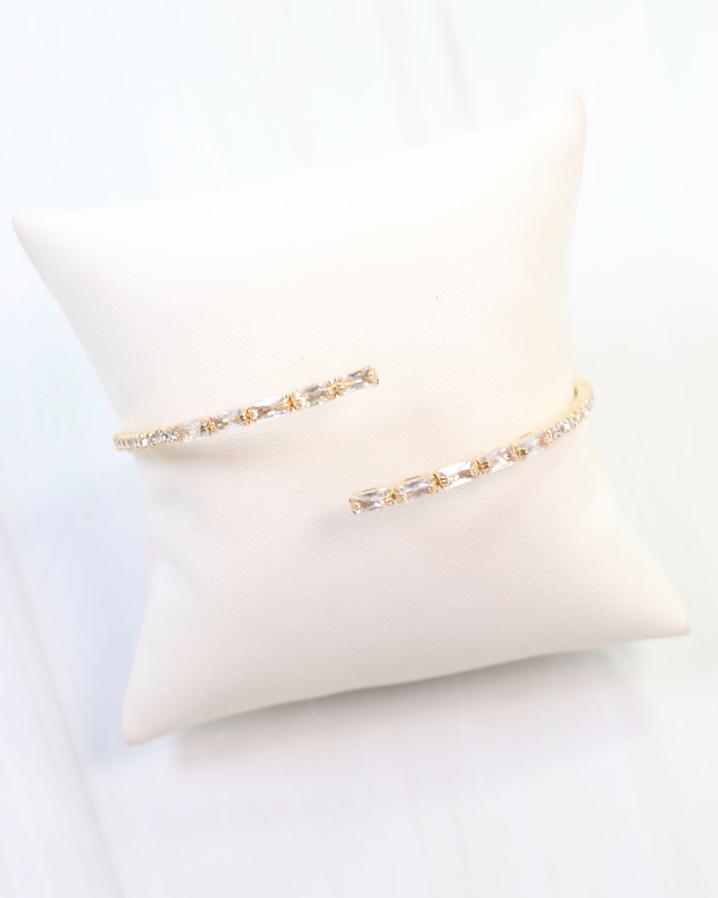 Paradise CZ Cuff Bracelet Gold