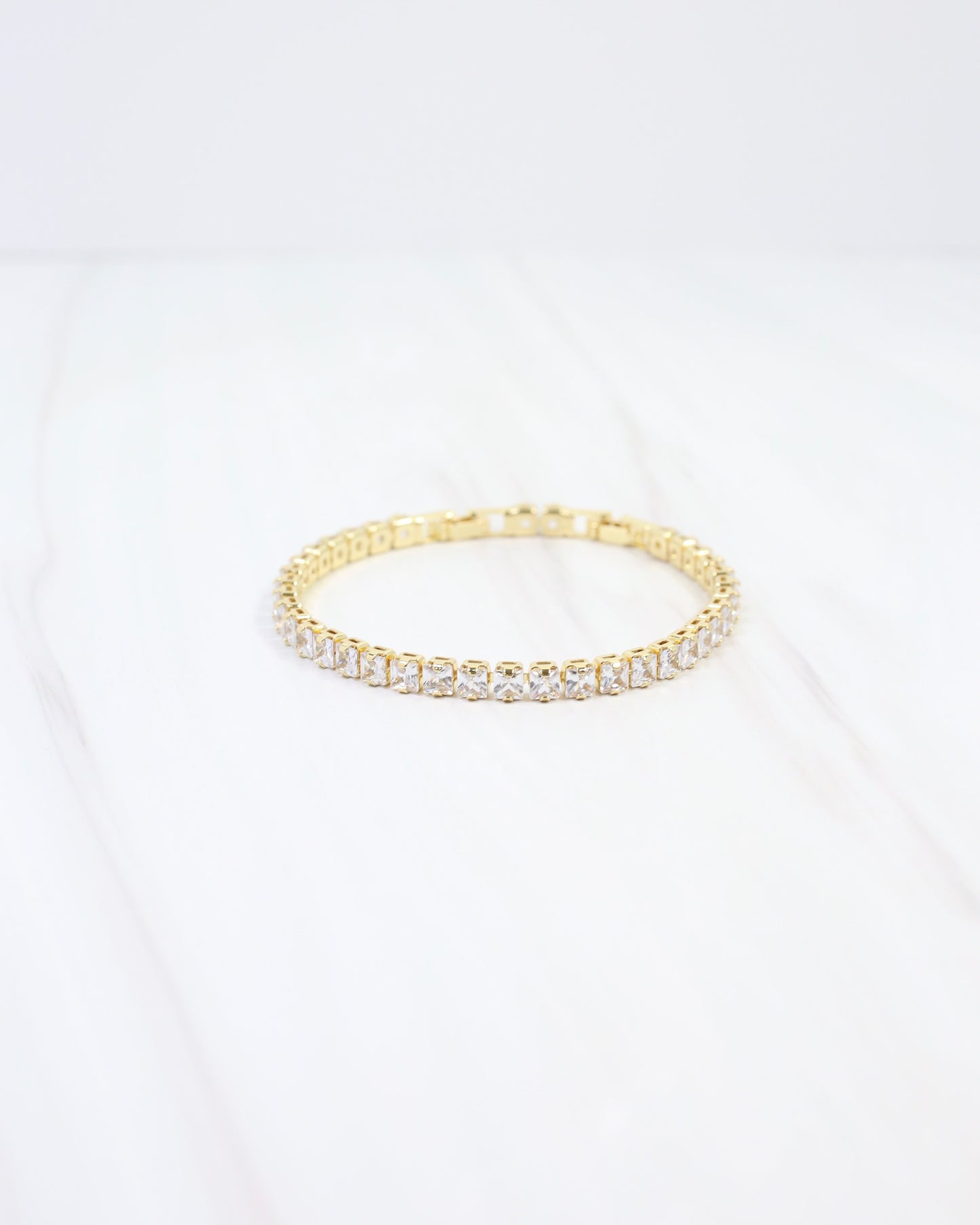 Laurel Tennis Bracelet Gold