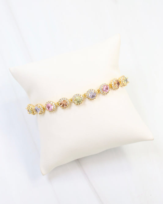 Artesia Crystal Bracelet WR Gold
