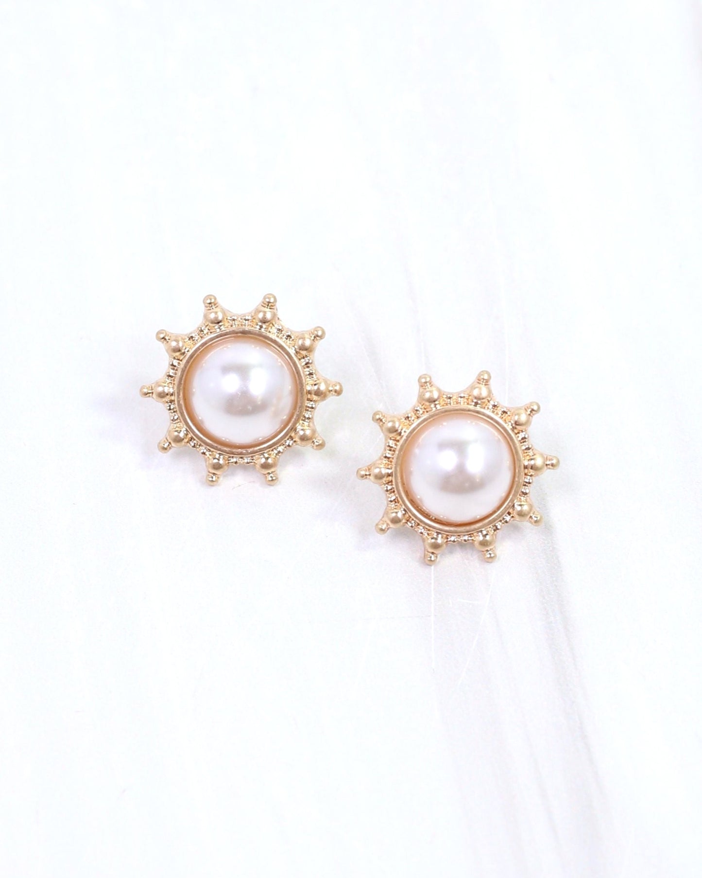 Macquarie Pearl Stud Earring Cream