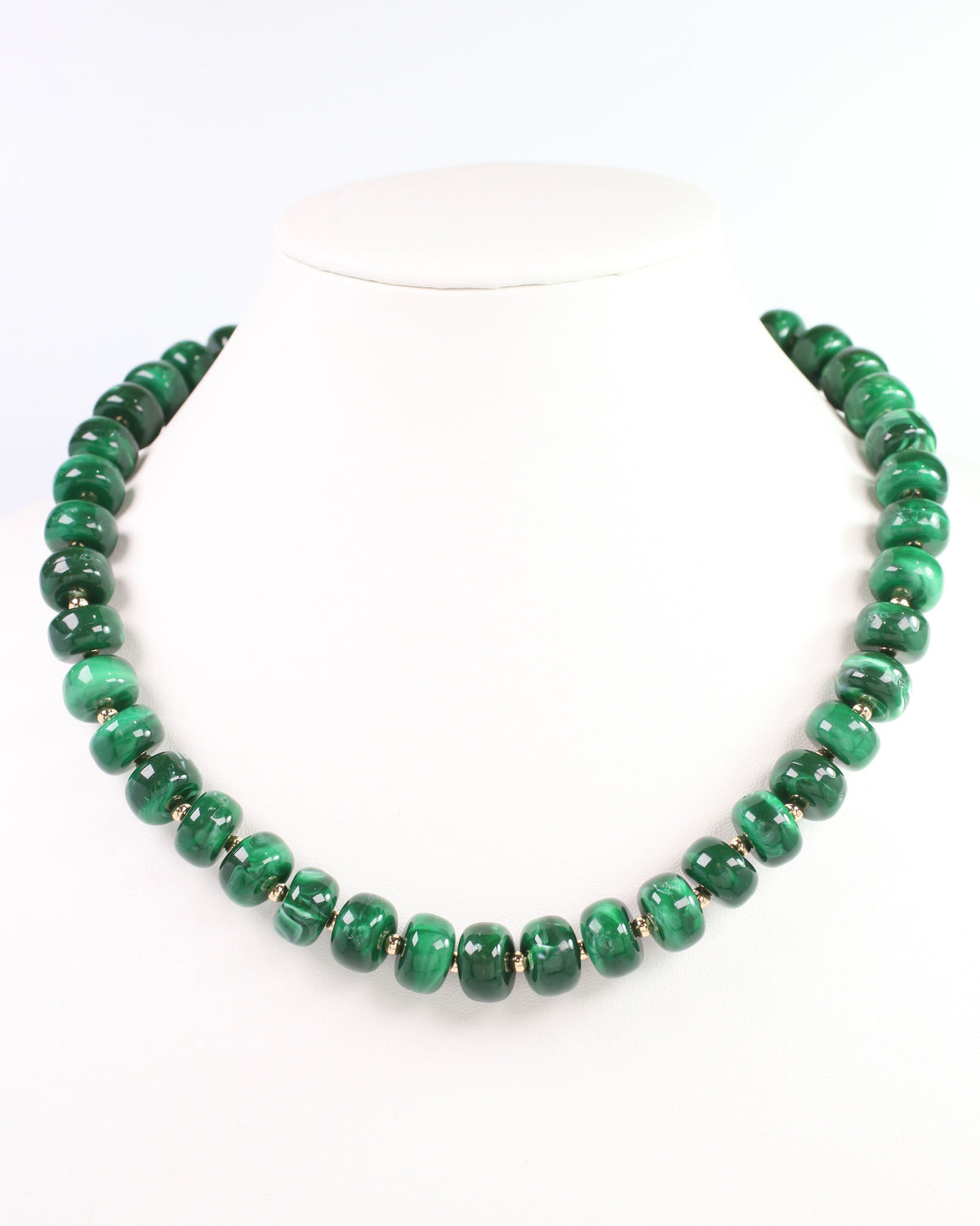 Tanner Beaded Necklace Green