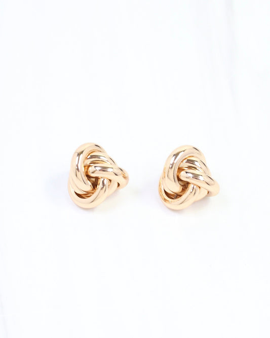 Clarissa Forget Me Knot Earring Gold
